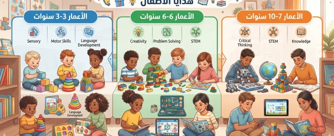أفضل أفكار هدايا تعليمية للأطفال حسب العمر