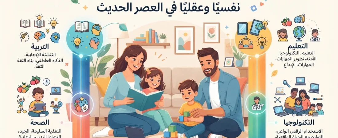 الدليل الكامل لتربية طفل متوازن نفسيًا وعقليًا في العصر الحديث