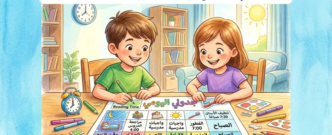 كيف تعلم طفلك إدارة وقته بطريقة بسيطة وممتعة